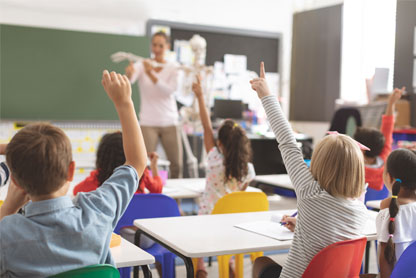 bambini a scuola